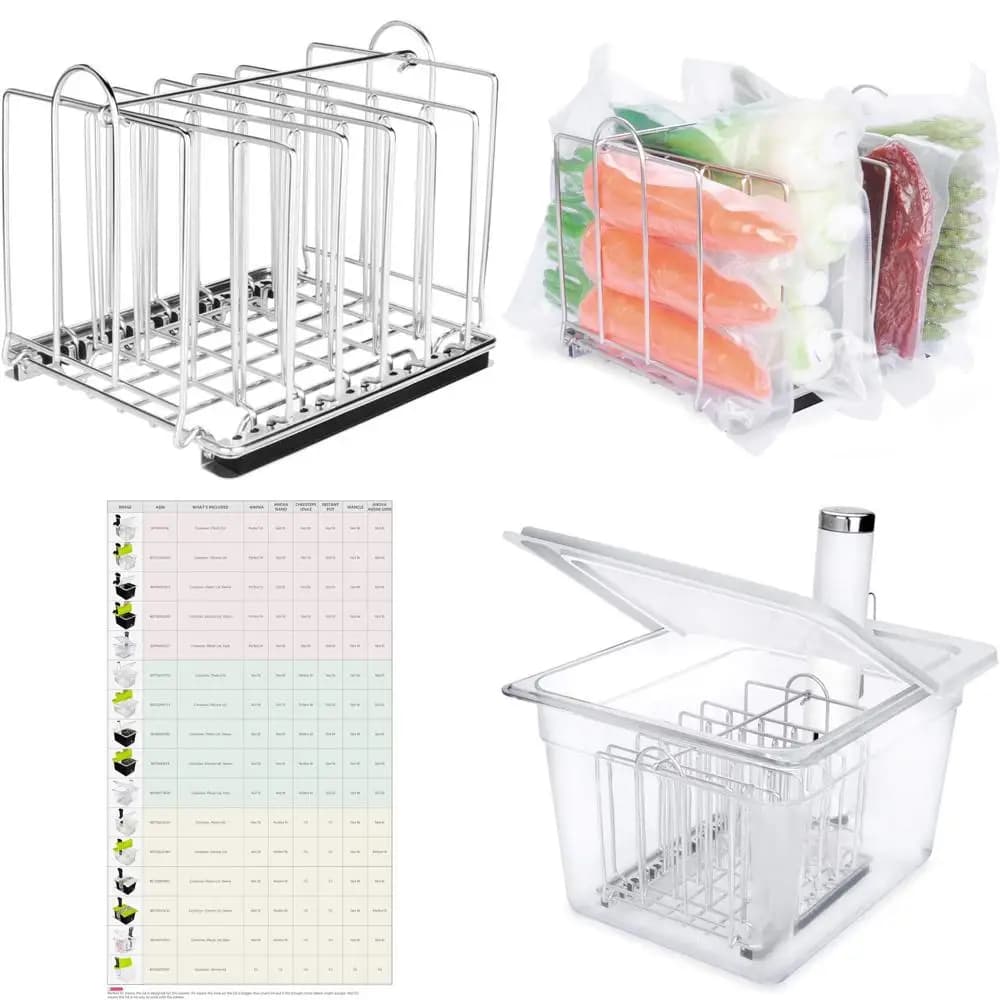Container Sous Vide from 12 Quarts with Hinge Cover and Precision Grid