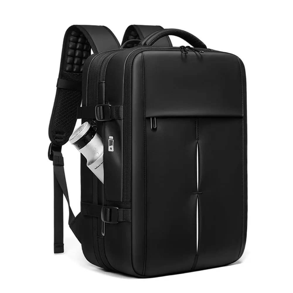 New Men's Business Trip Backpack Large Capacity Expandable USB Charging Multifunctional Travel Backpacks Men Laptop Bag