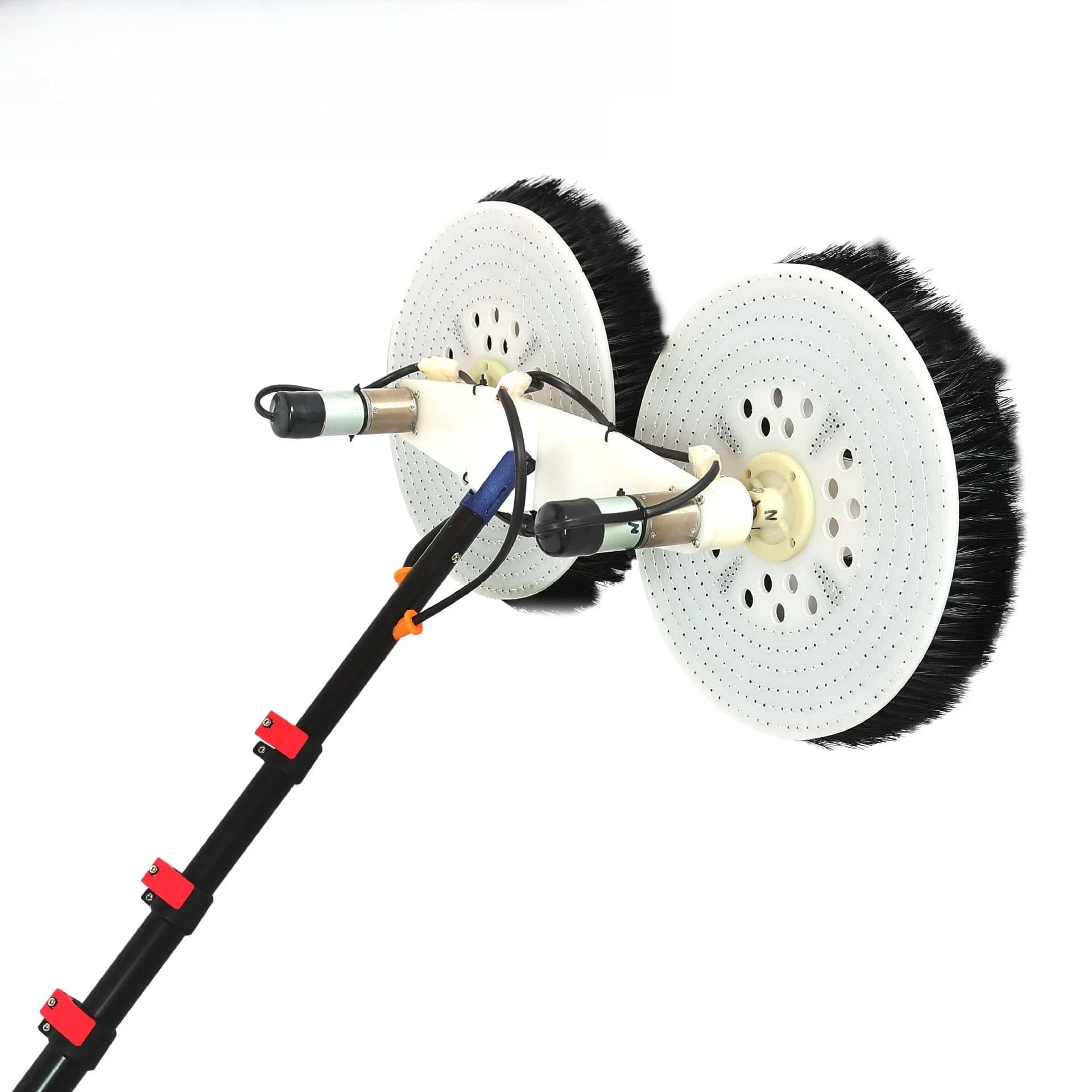 Special water spray cleaning for solar photovoltaic panel cleaning robot components