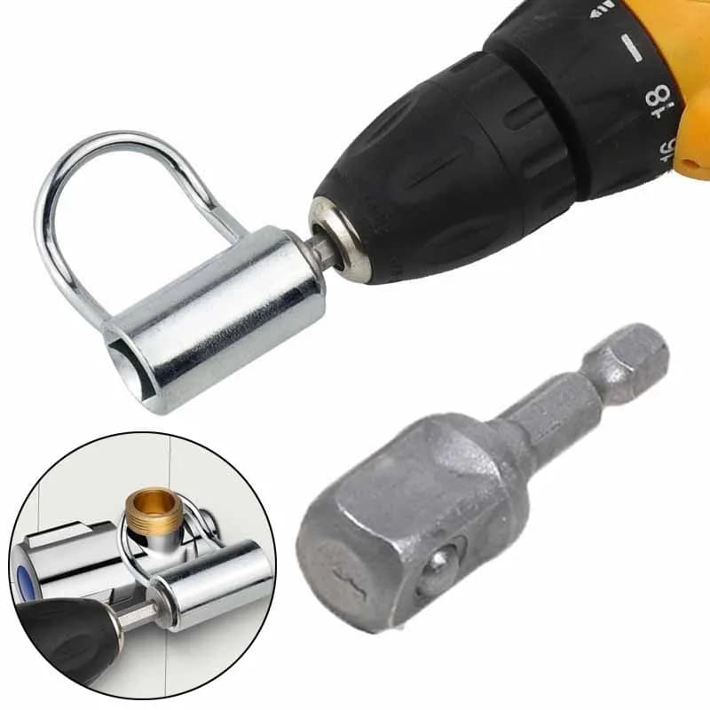 Chiave per arresto angolare del rubinetto Strumento di smontaggio portatile Uso versatile Aree strette Set di chiavi per idraulico universale per impianti idraulici Utensile manuale