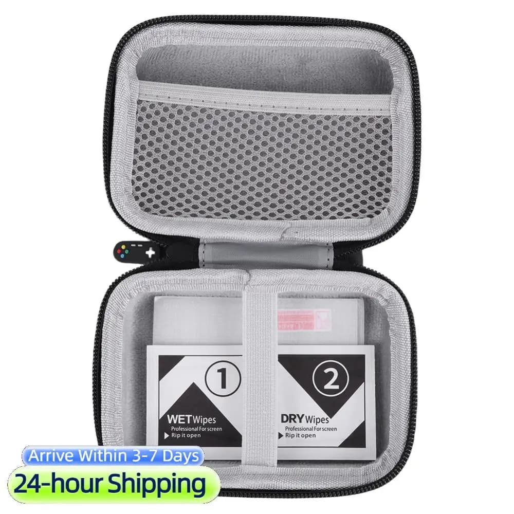 Custodia rigida per il trasporto, protezione per lo schermo in vetro temperato, borsa portatile per il trasporto, borsa protettiva per la console di gioco portatile Trimui Brick