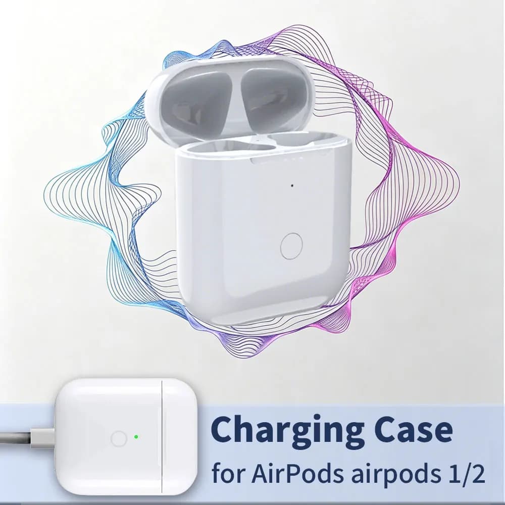Replacement Charging Case For AirPods1/2 Gen 700mAh Wireless Earphones Charger Box Wireless&Wired Charging Earphones Charger Box
