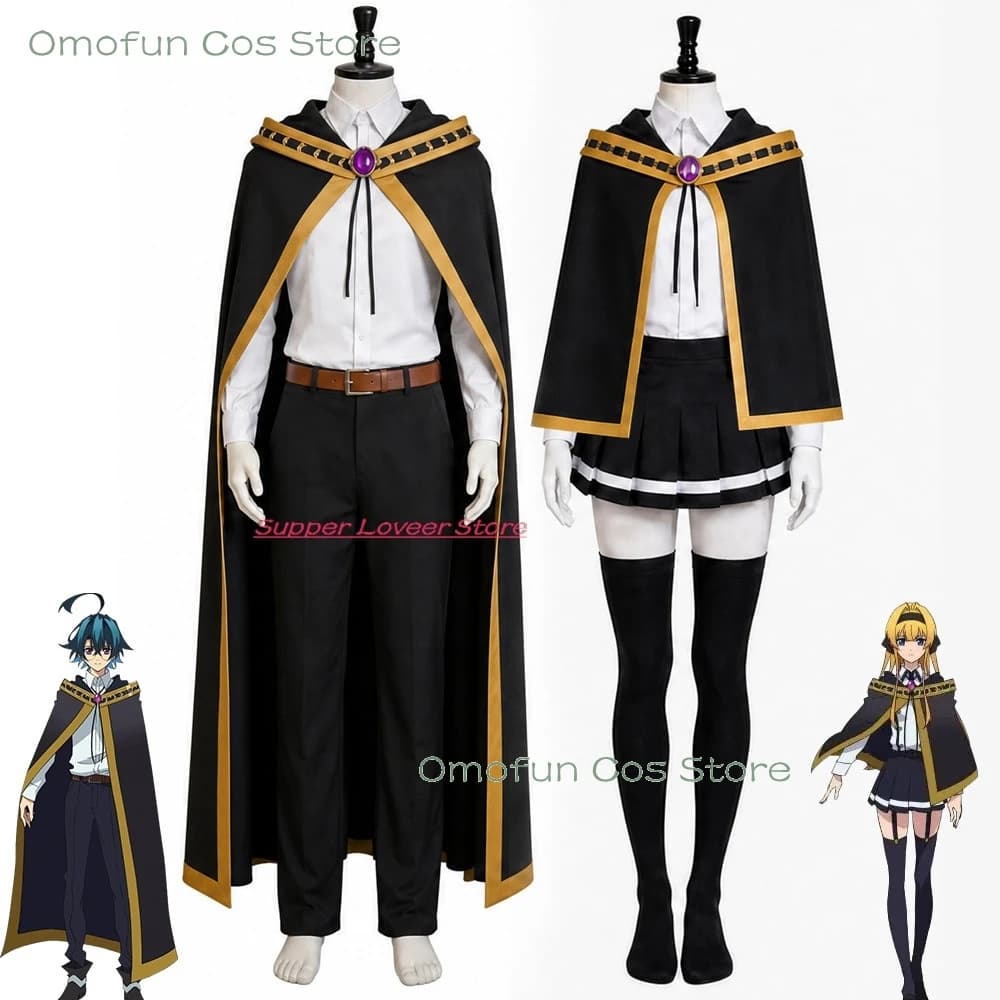 Will Serfort Wistoria Mens Halloween Cosplay Set – Shawl Cloak + Pants + Uniform, Adult Anime Roleplay Costume for Carnival