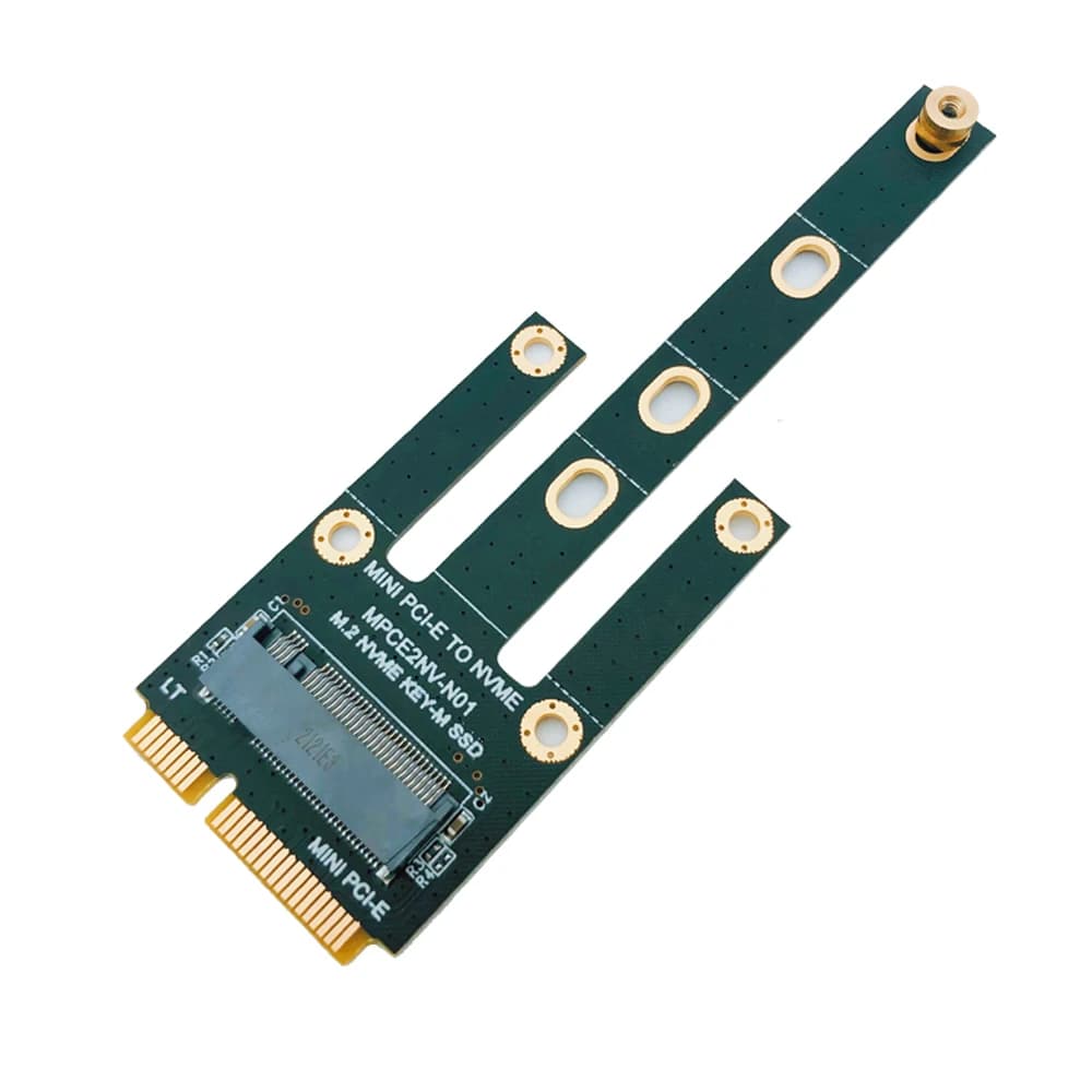 NUOVO Mini PCI-E a NVME Scheda Adattatore Convertitore Scheda di Espansione Riser Supporta 2230 2242 2260 2280 M.2 NVME PCIE M Chiave M2 SSD