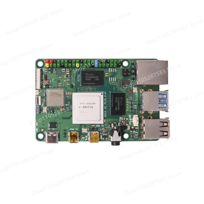 Mini main board ROCK 4C + RK3399-T six-core CPU single board, suitable for Raspberry Pi replacement