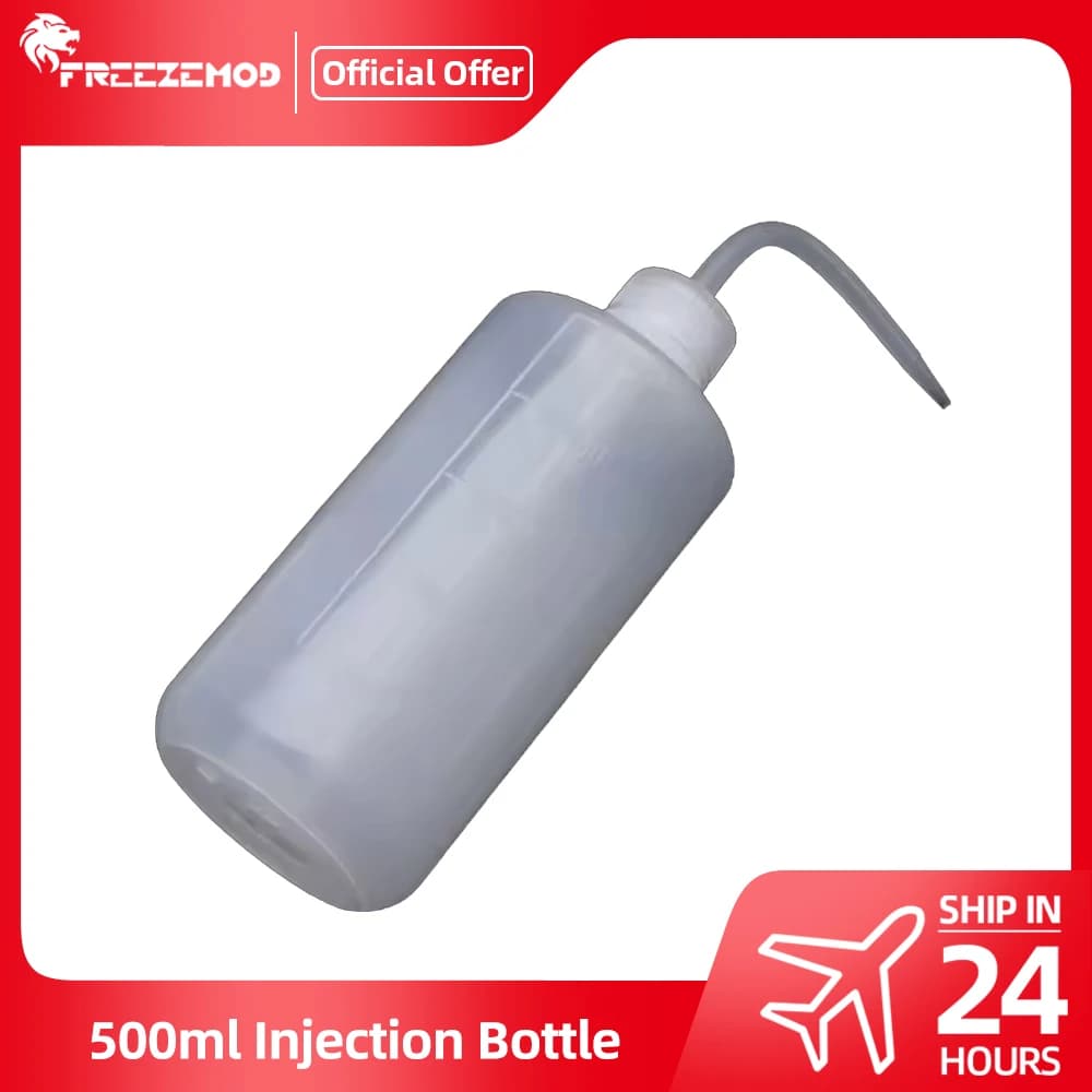 FREEZEMOD Bottiglia per iniezione d'acqua da 500 ml 0,5 litri per l'aggiunta di una capacità di 0,5 litri Strumento per raffreddamento ad acqua Parti PETG Sistema di raffreddamento a liquido ZYH-01