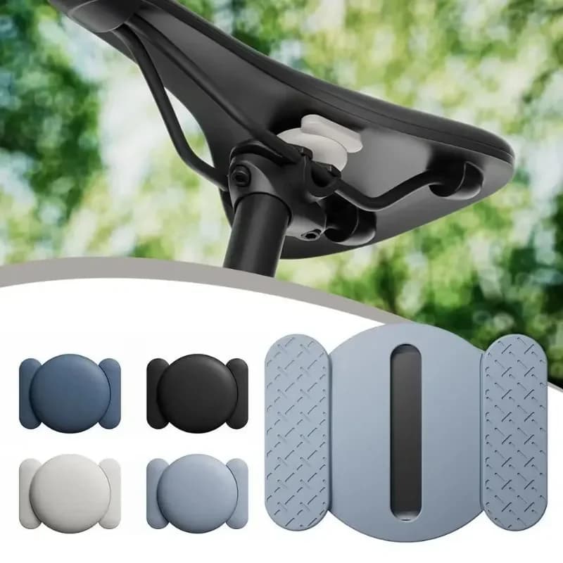 Custodia protettiva in Silicone magnetico per Tracker GPS nascosto AirTag supporto antiurto impermeabile per moto Apple Airtag Bike