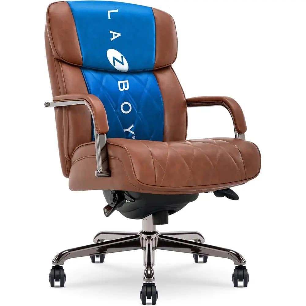 Sedia da Ufficio Direzionale Sympy - Sedia Ergonomica con Schienale e Seduta Trapuntati a Diamante, Cuscino a Spirale, Braccioli Imbottiti, Sedia da Scrivania per Computer