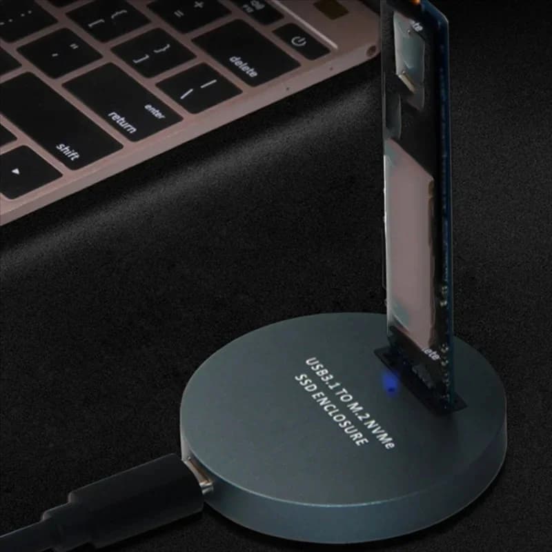 Docking station USB per adattatore lettore SSD a USB-C esterno M. 2 PCI-E Nvme per M. 2 (chiave M)