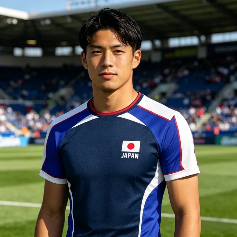 Nuova Maglia Anime Captain Tsubasa 2026 con Bandiera Giapponese, T-shirt Sportiva Traspirante ad Asciugatura Rapida per Uomini, Donne, Famiglie e Bambini