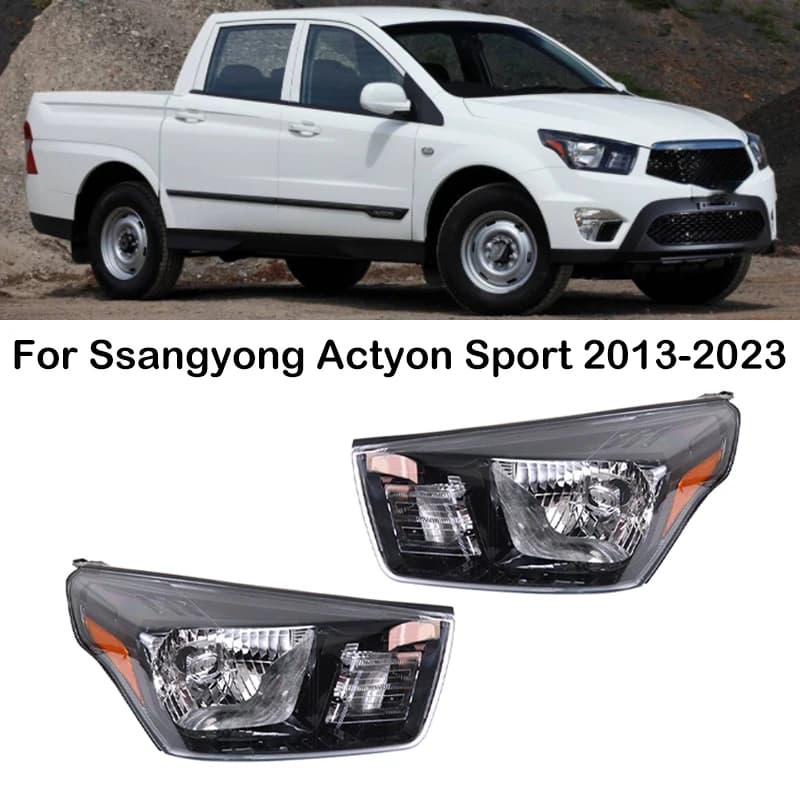 Per Ssangyong Actyon Sport 2013-2023 Auto Faro Anteriore Faro Testa Anteriore Gruppo Luce Lampada di Guida 8310131550 8310231550