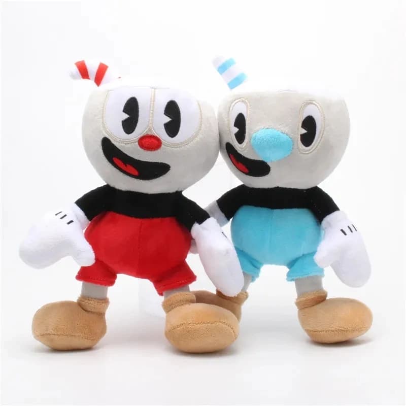 Nuovo 25 cm Gioco di Avventura Cuphead Peluche Mugman Il Diavolo Leggendario Calice Bambole di Peluche Giocattoli per I Regali Dei Bambini