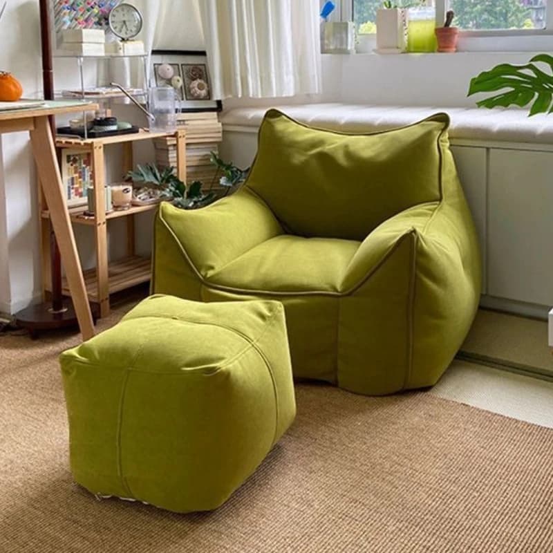 Modern Living Room Sofas Giant Pufff Sofa Comfortable 1 Person Lazy Sofas Set Relaxing Bean Bag Chair Aesthetic Couch Sectional