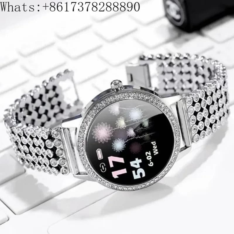 Intelligent female with drill heart rate blood pressure monitoring sports bracelet fitness tracker smart bluetooth bracelet