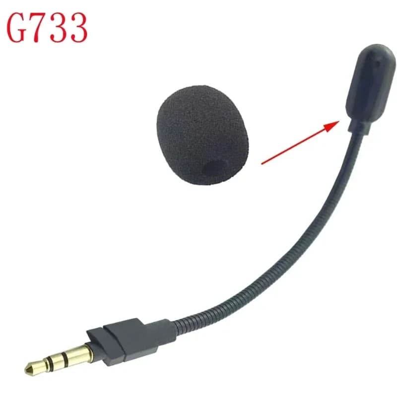 Game Headphone Microphone G733 Lightspeed Headphones with Noise Reduction Headphones 3.5 mm Removable Headphones Replacement