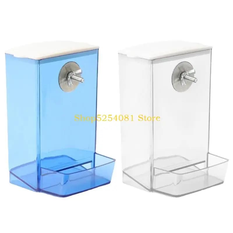 AXYC Parrots Automatic Feeder for Food Feeding Clear Pet Birds No-Spill Feeder Bird Food Bowl Pet Birds Feeding Supplies