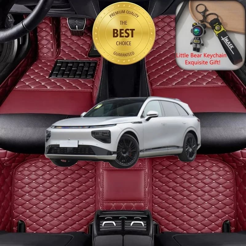 Customized Auto Car Mats for XPeng G9, Auto Accessories, Custom Waterproof Mats, Left/ Right Guide Mats