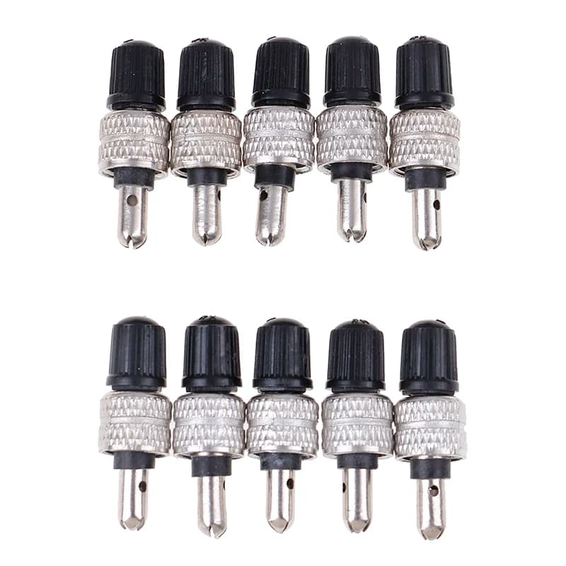 Universal Bicycle Tire Valve Core Spare Parts 10Pcs Bike Wheel Tyre Daily Repair Replacement Supply