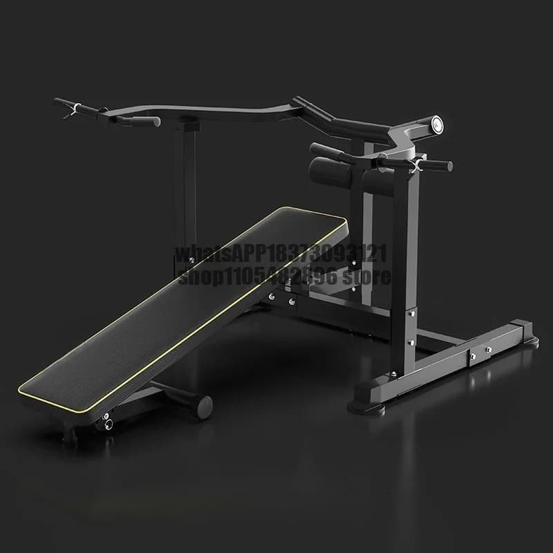 Multifunctional Home Weight Bench Barbell Press Rack Professional Integrated Lifting Safety Support Workout Training Equipment
