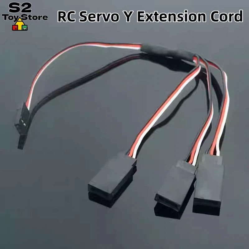 Cavo di prolunga generico per servo RC, splitter da 1 a 3, cavo da 30 cm per accessori modellini di auto, camion, barche ed elicotteri telecomandati RC