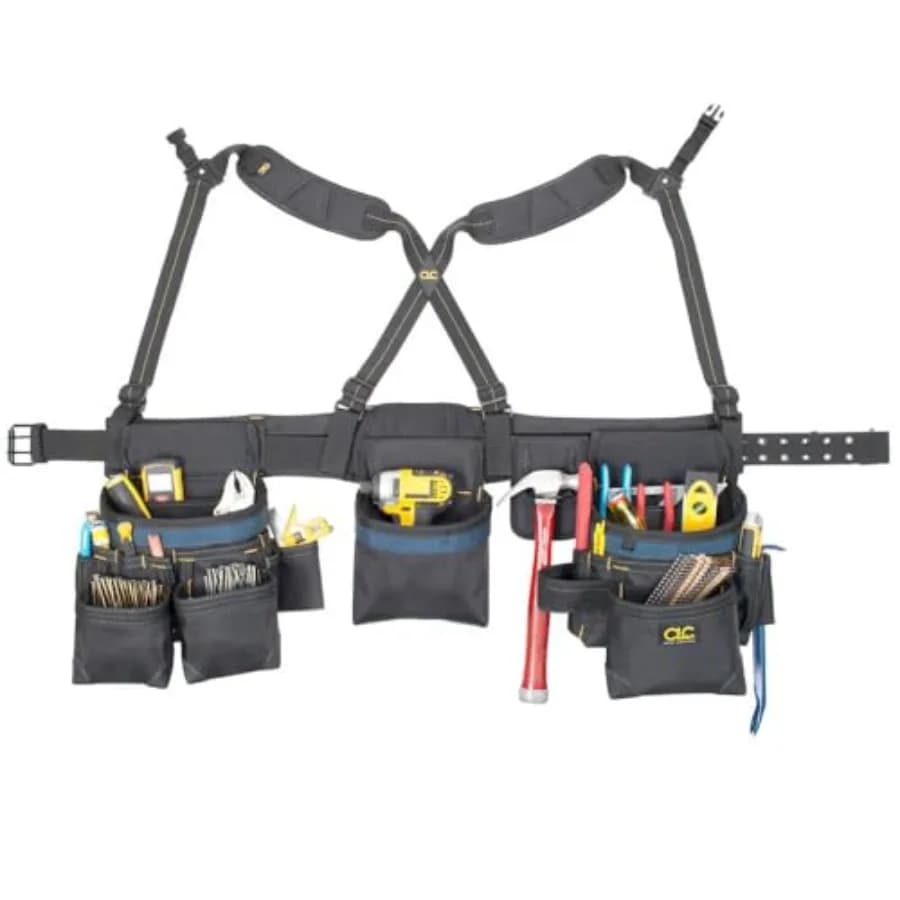 Cintura Porta Attrezzi 2617 Framing Master, 28 Tasche, Grigia