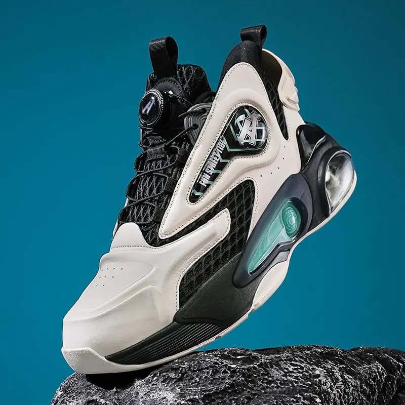 Sneakers da Uomo 2026 Hot Sale, Scarpe da Basket Traspiranti in Mesh a Collo Alto, Sneakers Resistenti per Ragazzi, Scarpe Outdoor Ammortizzate da Uomo