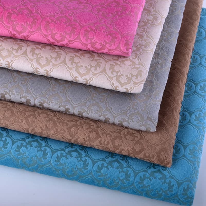 New listing Sofa Fabric Thickened 3D Embossed Sofa Cover Fabric European-style Large Flower Per Meters