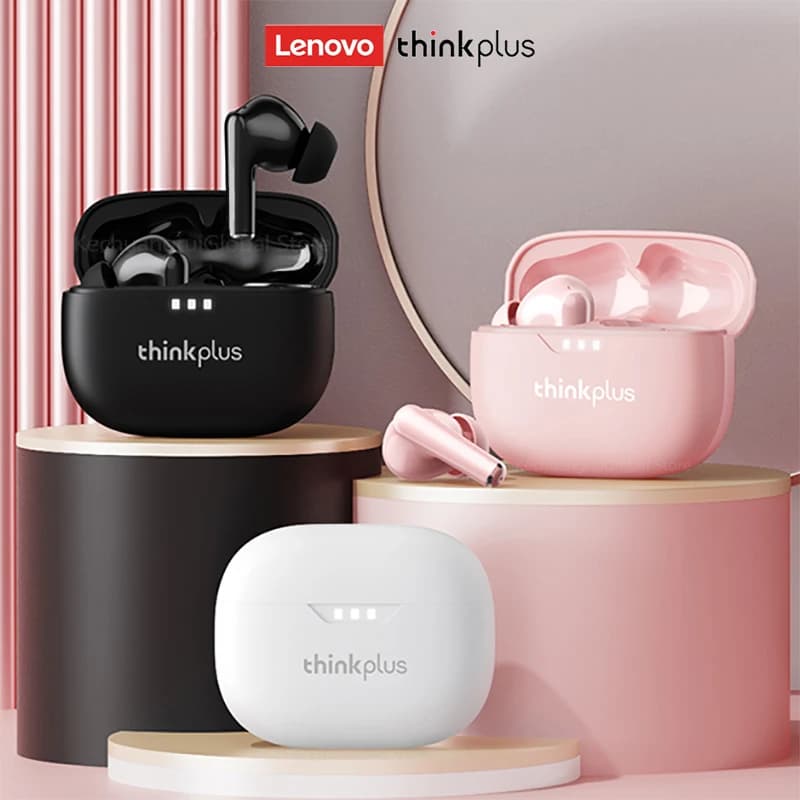 Cuffie originali Lenovo Lp3 pro TWS Auricolari wireless Bluetooth 5.3 con riduzione del rumore del suono HIFI Auricolari sportivi per chiamate HD Lp3pro