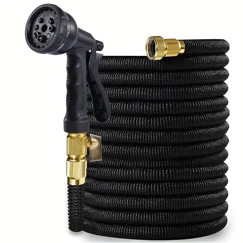 Garden Watering Hose Multifunctional High-Pressure Water Gun Connector Flexible Magic Telescopic Hose Car Wash Spray Cleaning