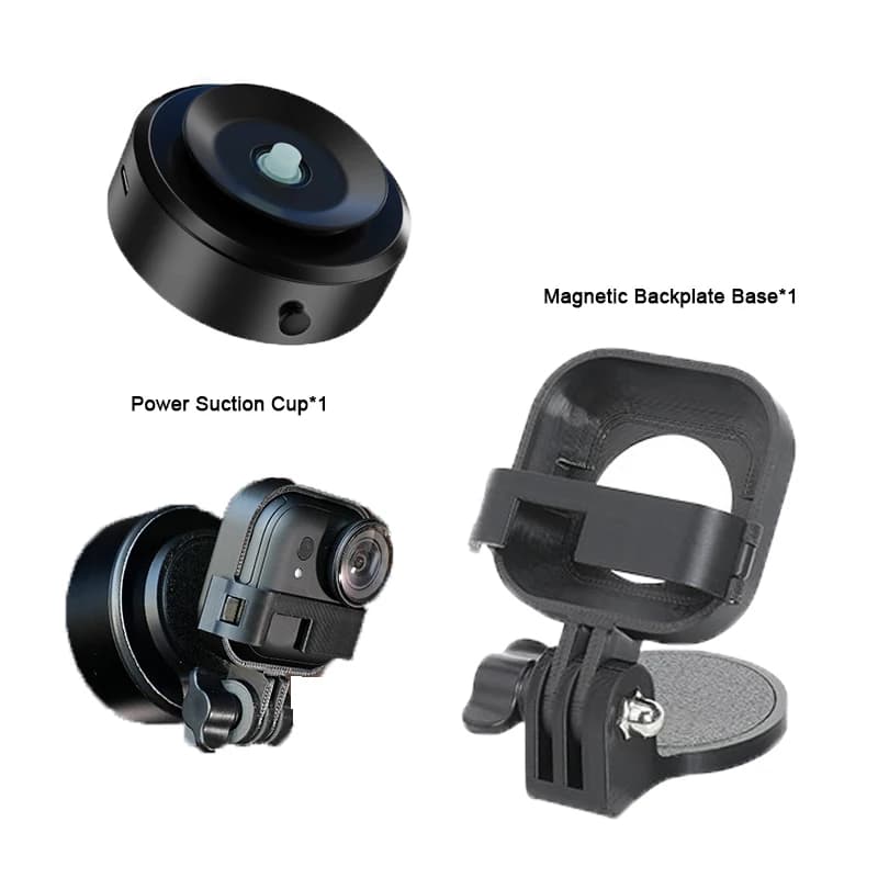 Supporto Magnetico per Fotocamera d'Azione Insta360 Go Ultra, Cornice Protettiva con Base a Sgancio Rapido, Accessori