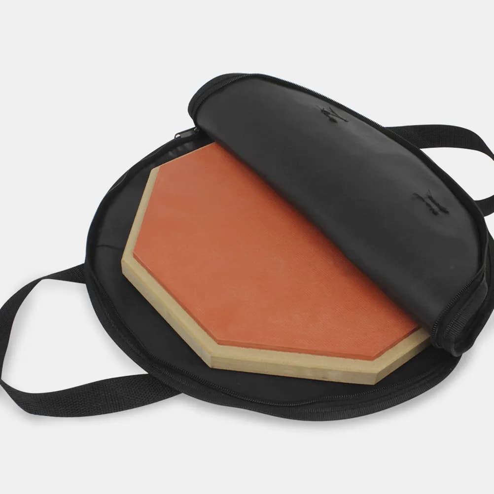 Borsa Portatile Impermeabile in Tessuto Oxford per Pad Batteria, Custodia Nera per Pad da Pratica, Accessori Musicali, Borsa per Strumenti