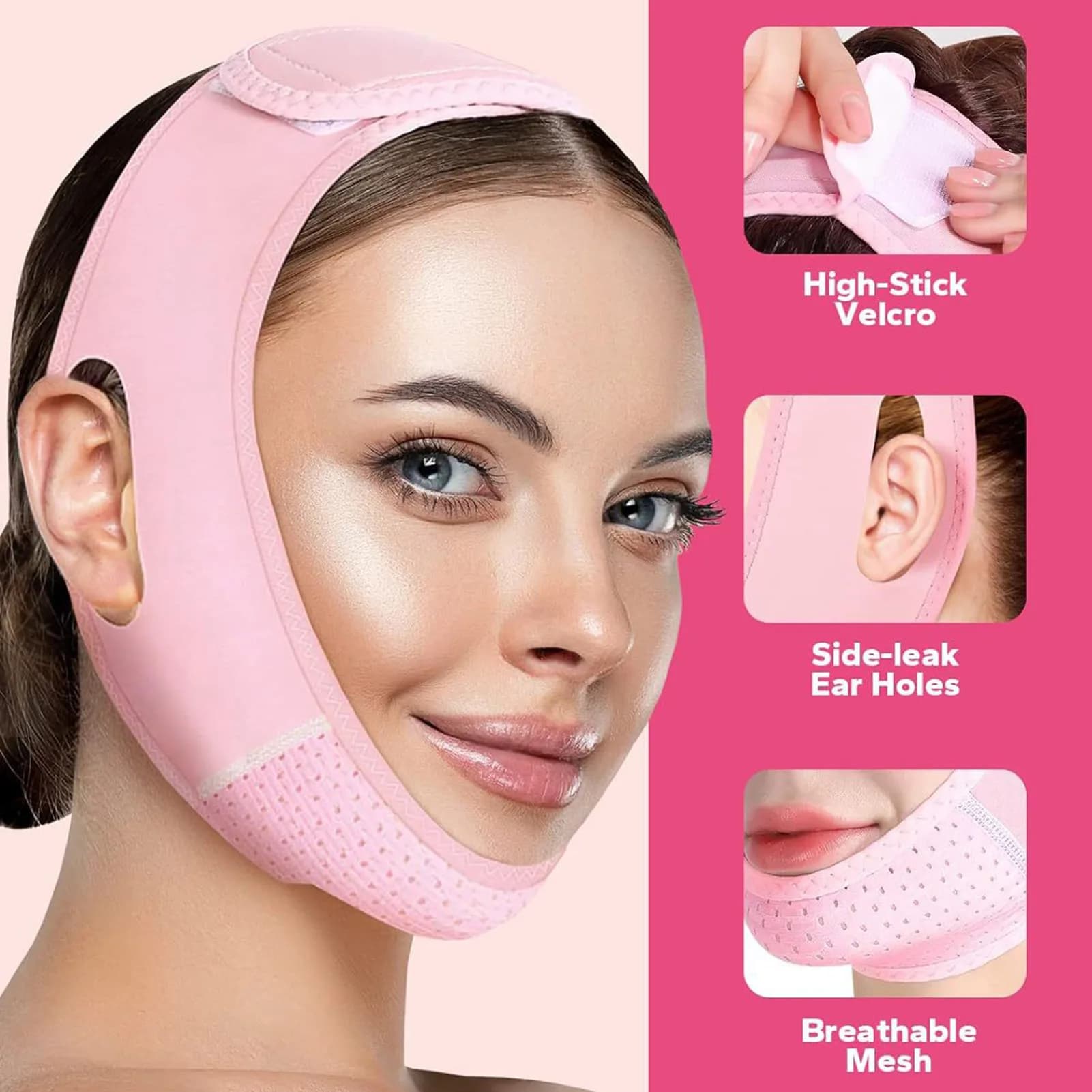 Daily Care Face Slimming Strap V Line Lifting Band for Women Double Chin Reducer Firming Mask Tightening Skin Care Tool