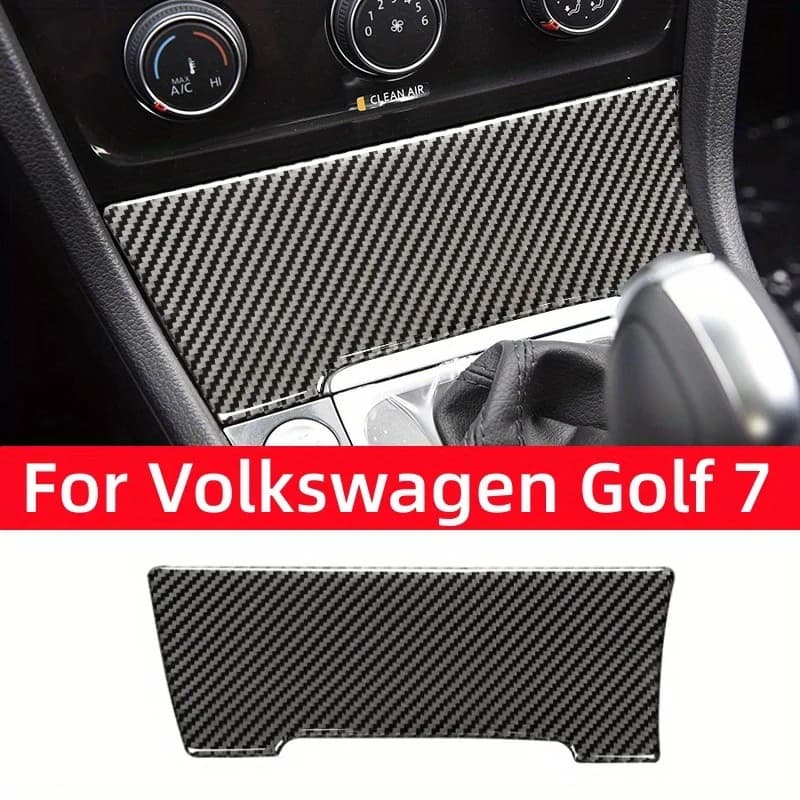 Per Volkswagen Golf 7GtiMk72013-2019ABS adesivo per scatola portaoggetti interna in materiale modello in fibra di carbonio