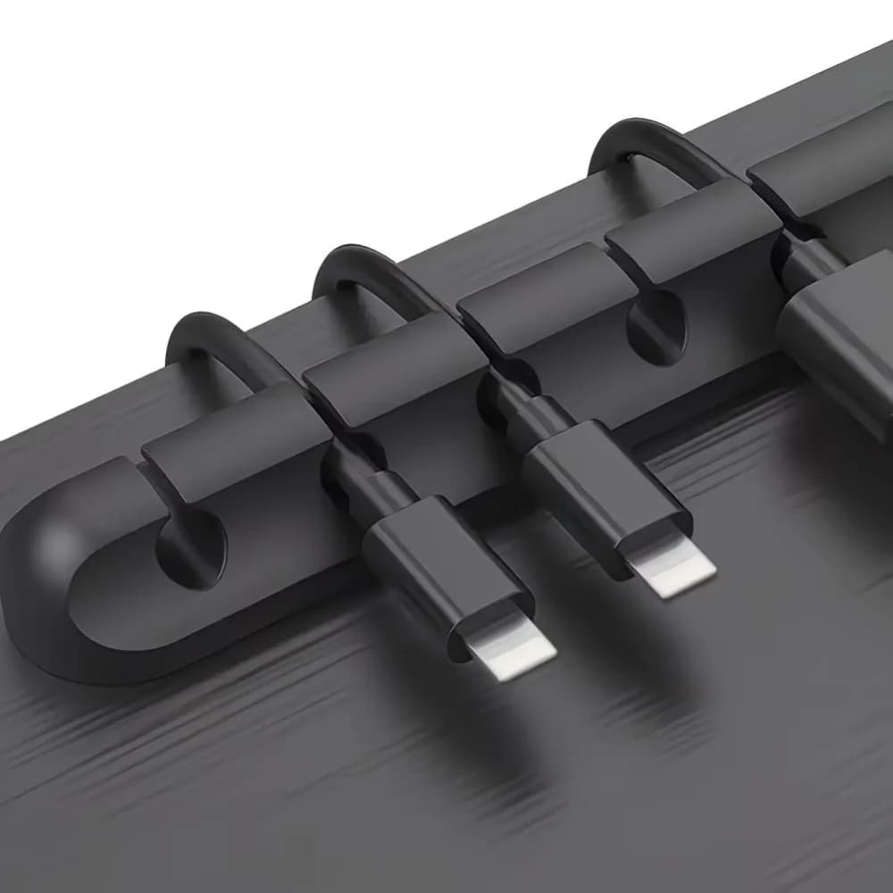 2 Pezzi Organizzatore Cavi con 3/5/7 Fori, Clip Adesive per Gestione Cavi USB, Mouse, Tastiera, Cuffie