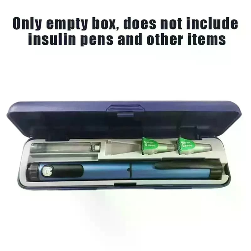 Pen Storage Case, Universal Carrying Box For Insulin Pens, Syringes, And Supplies, Durable And Protective Travel Organiz Insulin