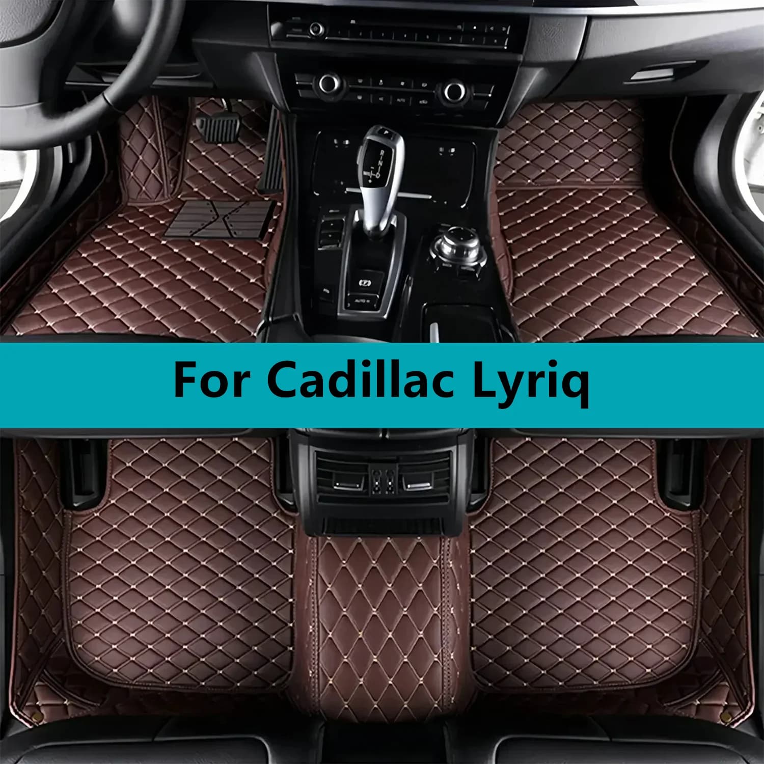 Leather Car Floor Mats For Cadillac Lyriq 2023 2024 2025 2026 2027 Floor Mats For Cars Mats Carpets Interior Accessories