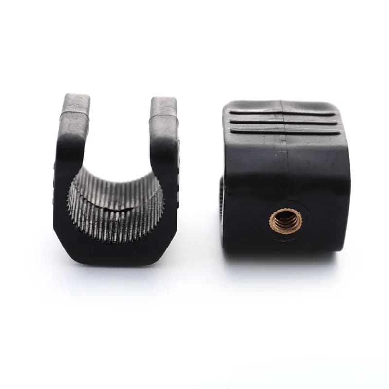 Supporto per torcia da bicicletta a forma di U, 2 pezzi, clip per torcia da bici