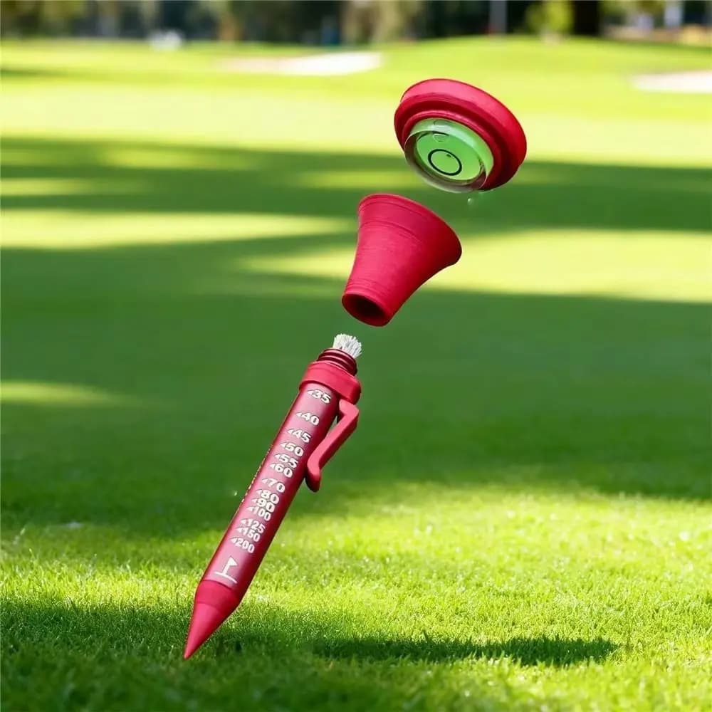 Attrezzo Multifunzione per Golf 6-in-1 con Supporto Magnetico Staccabile per Palline da Golf, Creativo e Sportivo