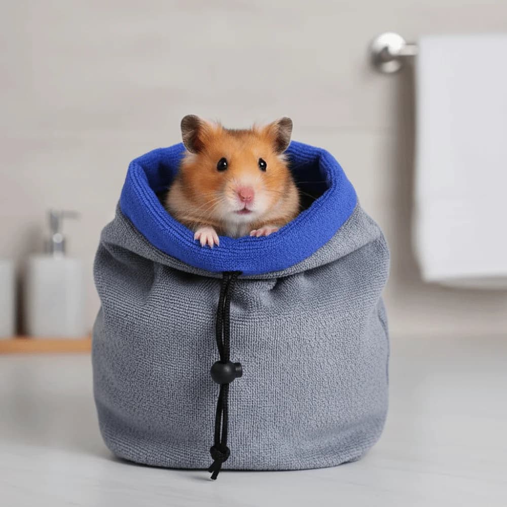 Asciugamano per Animali Domestici a Rapida Asciugatura, Regolabile e Delicato sulla Pelle, per Cura Post-Bagno