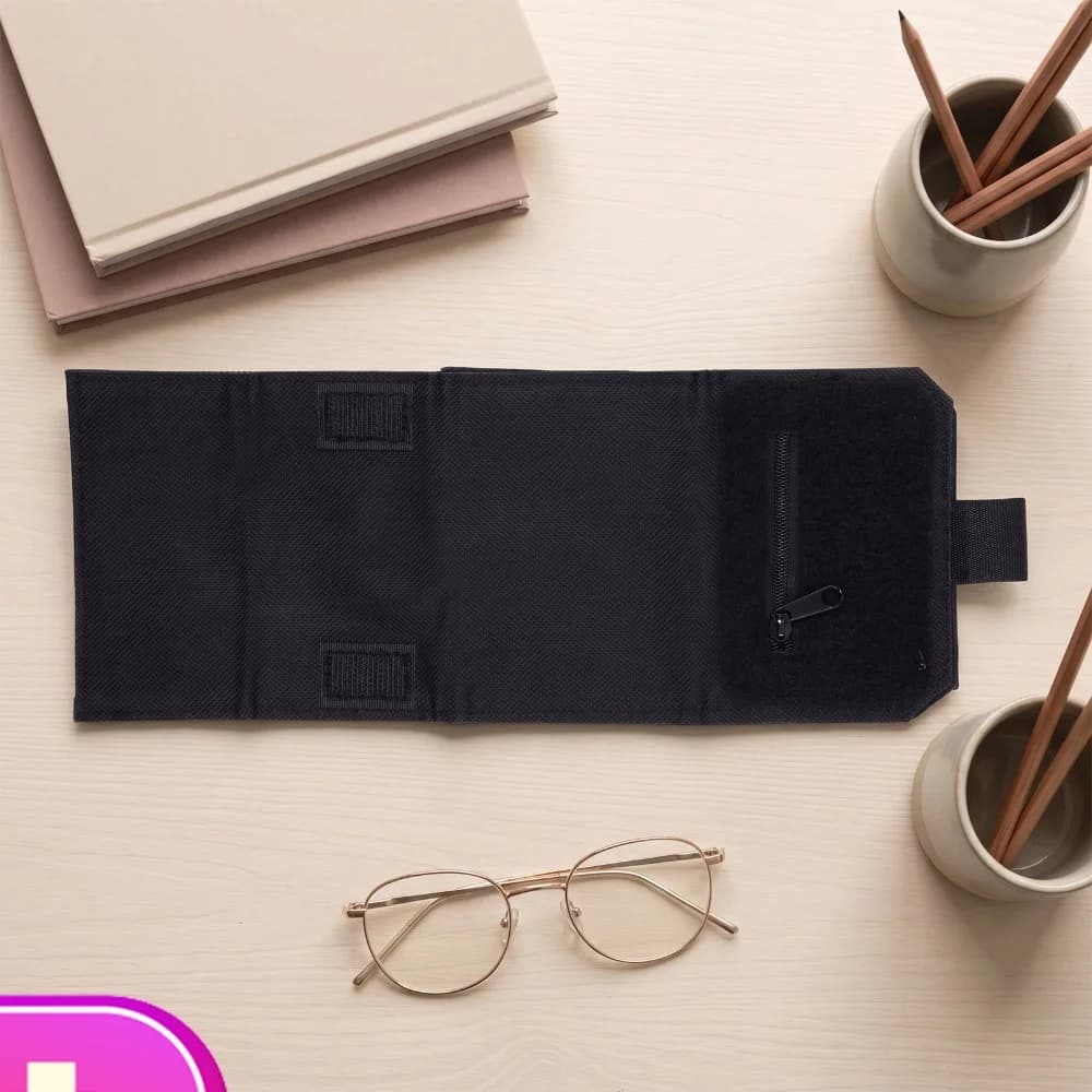 Belt Wear Mini Wallet Pouch Multi-Function Hidden Waist Wallet for Passport ID Card Cash Casual Anti-Theft Belt Organizer Pouch