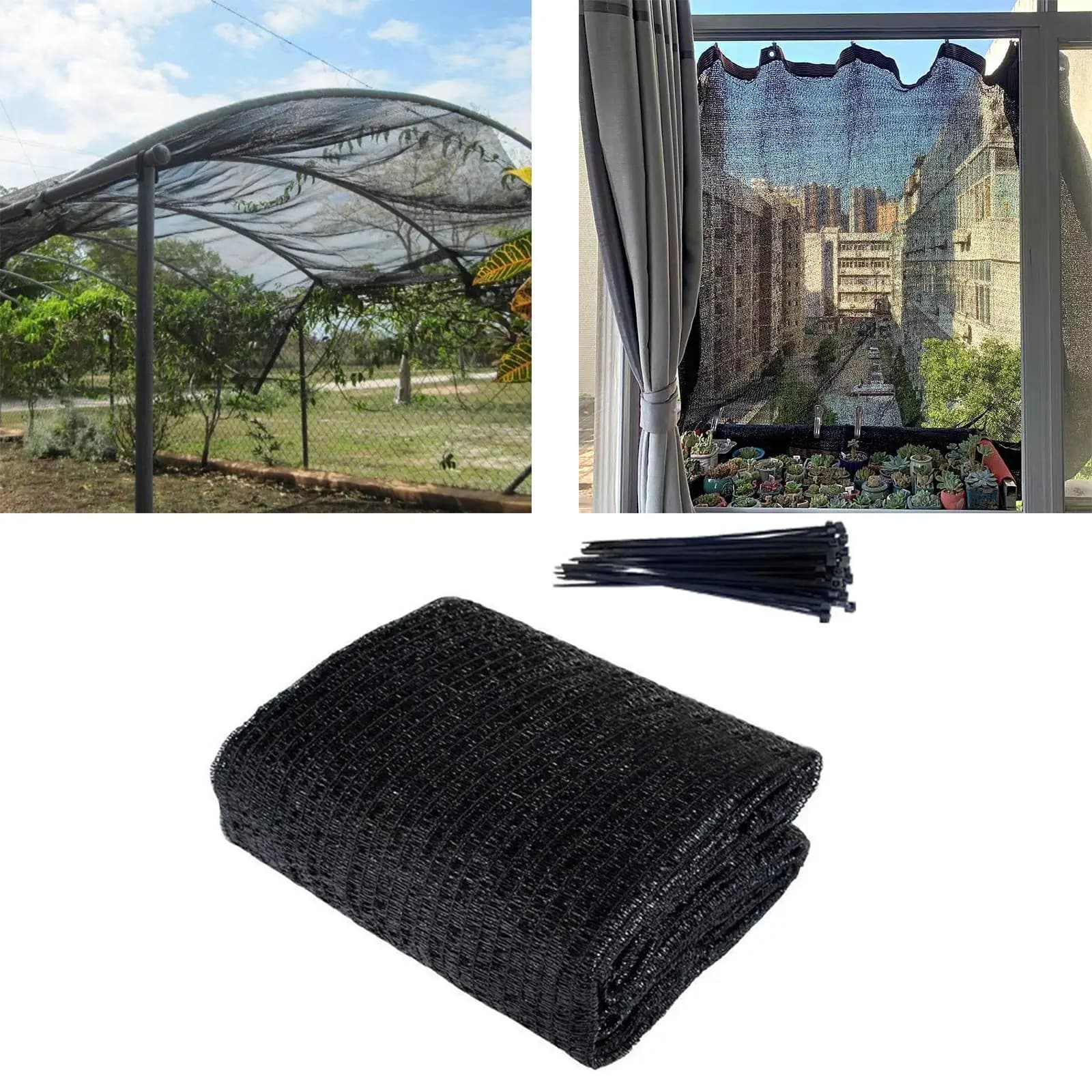Shading cloth in the net for greenhouses, sun protection, keeps the heat in winter for flowers, shading net anti- UV