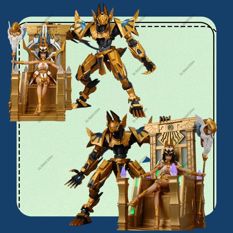 [Disponibile] MS Generale Kunitron Mecha Gundam Girl Egitto Trono Figura Azione Regalo di compleanno da collezione