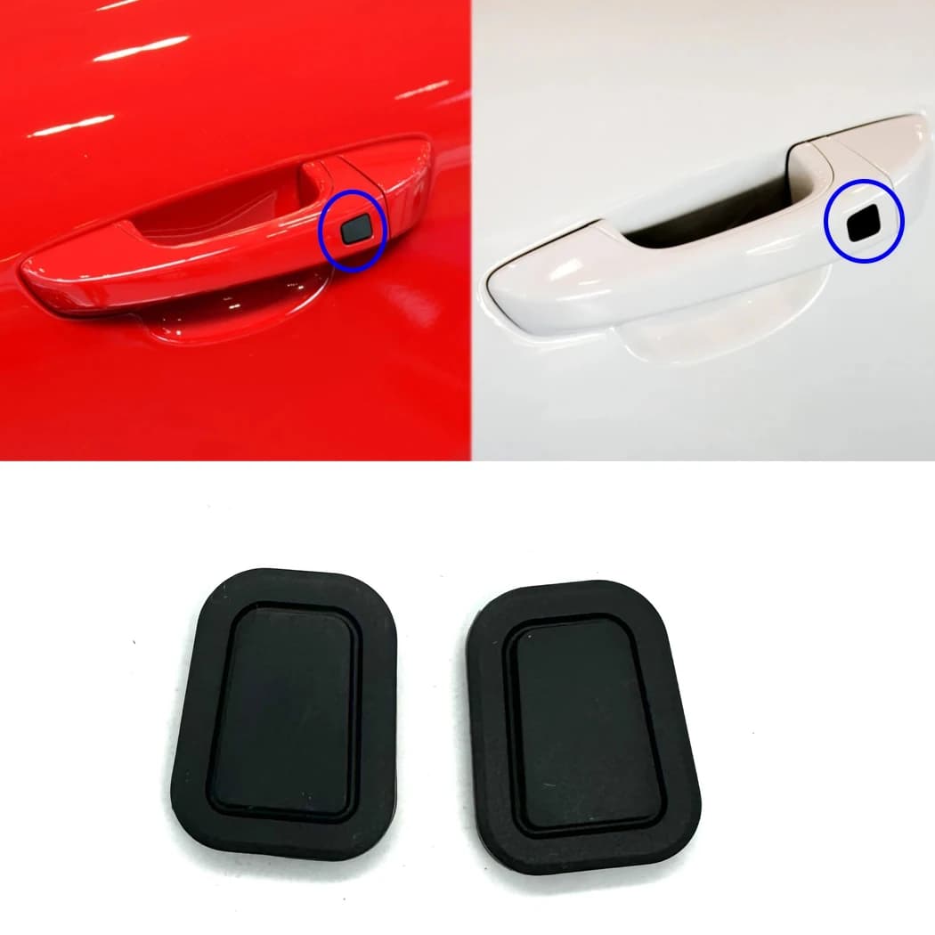 ESIRSUN Fit For Porsche Cayenne 2011 2012 2013 2014 2015 2016 maniglia esterna della porta pulsante sensore gomma, 95853120501