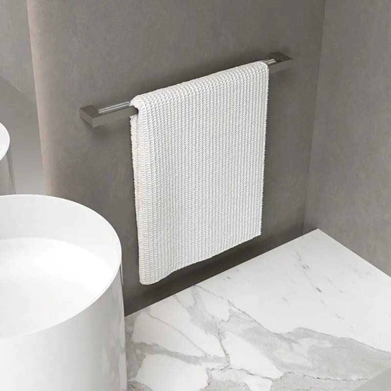 Portasciugamani da bagno in acciaio inossidabile impermeabile durevole da appendere alla parete portasciugamani da bagno semplici accessori da bagno lisci