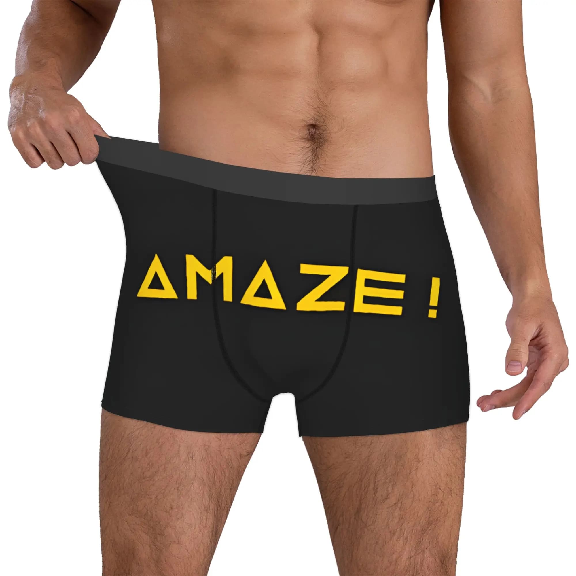 Boxer personalizzati P-Project Hail Mary Movie per uomo, mutande stampate in 3D, slip traspiranti