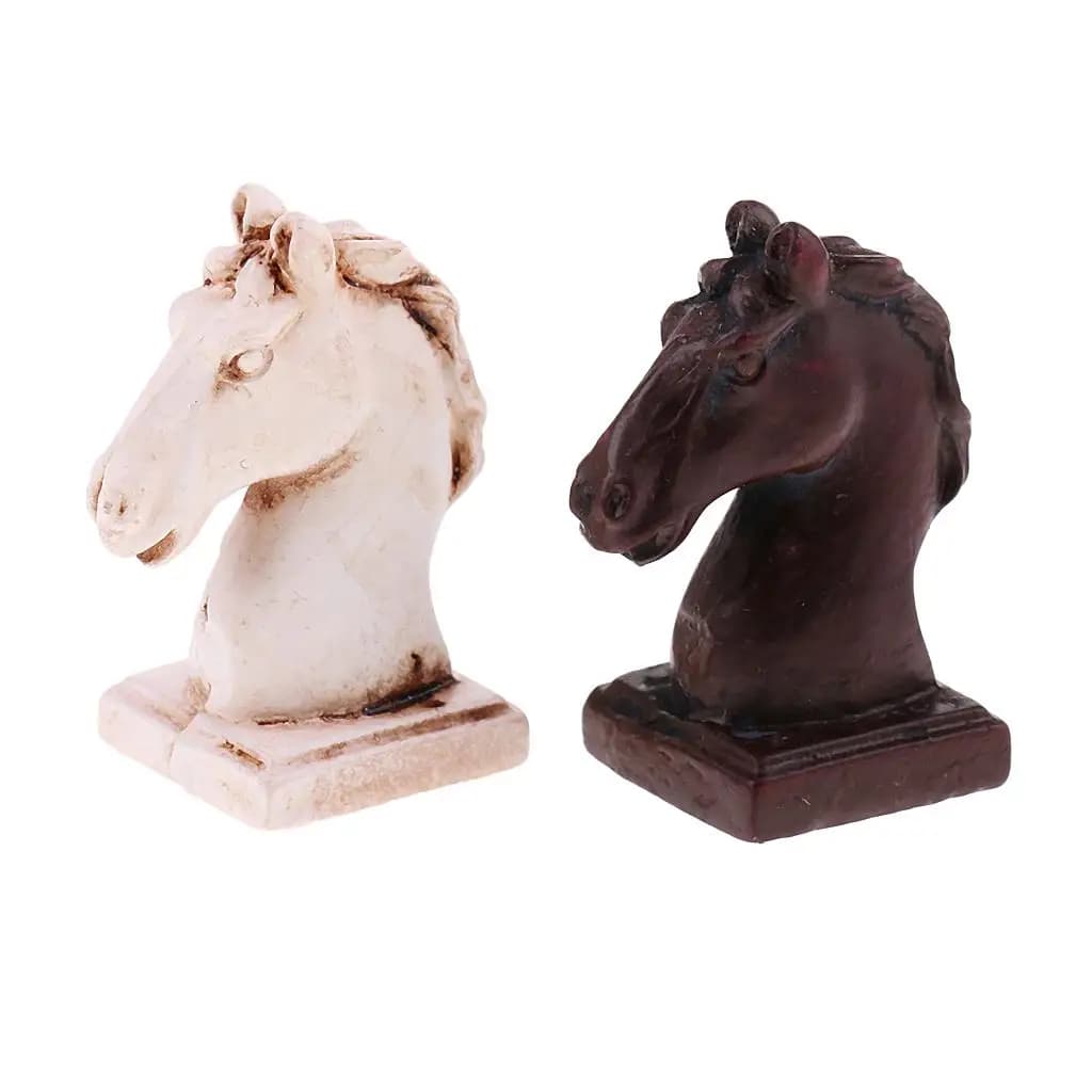 Set di Scacchi Vintage in Resina con Scacchiera Pieghevole in Pelle, Scacchi dell'Armata di Terracotta, Collezione di Lusso per Adulti e Bambini