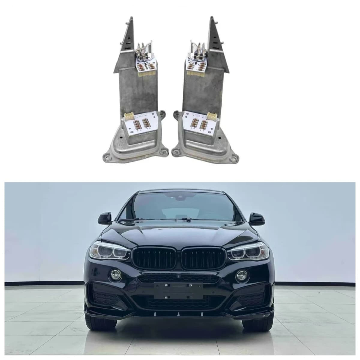 Modulo DRL per Fari BMW X5 X6 F15 F16 2012-2019 Versione USA, Modulo LED Completo per Indicatori di Direzione, Ricambio 63117381453 63117381454