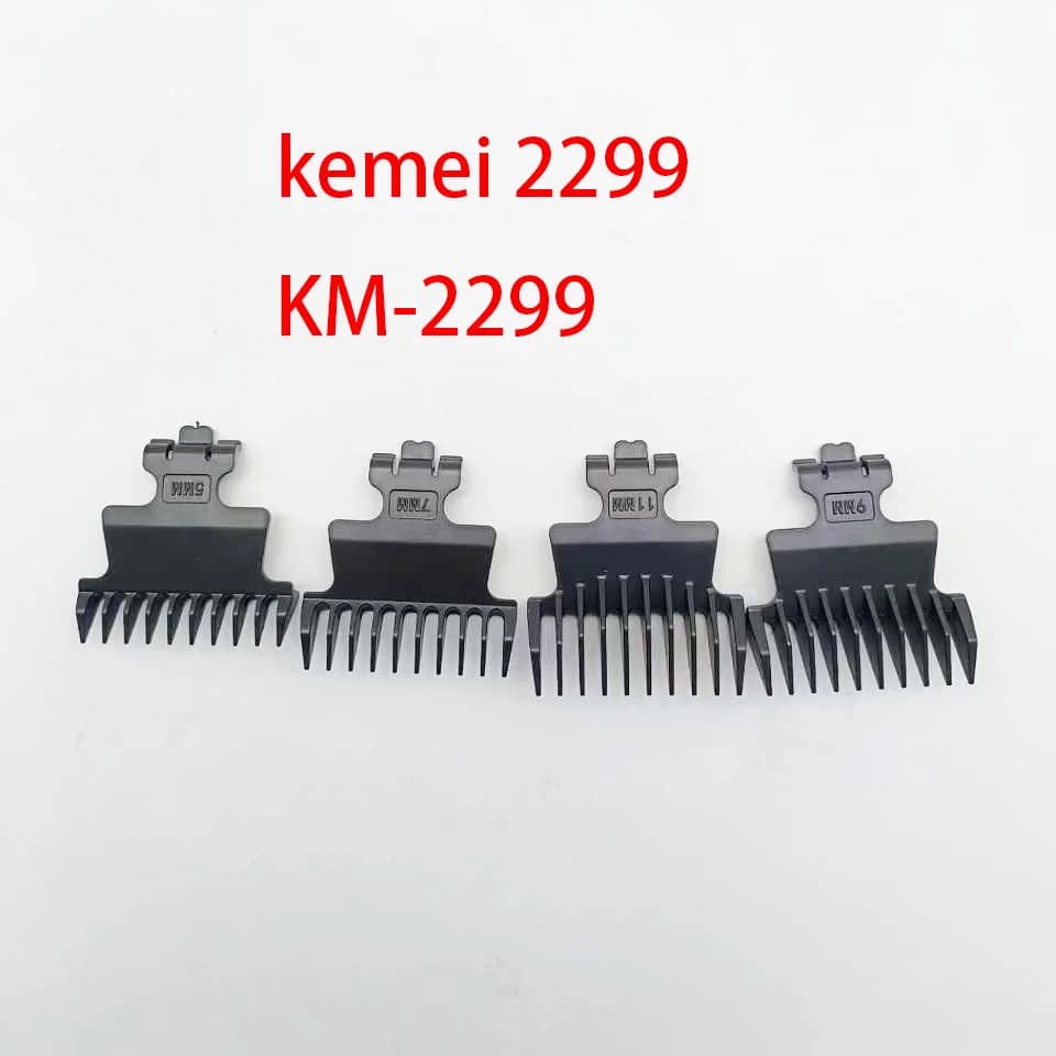 Kemei 2299 2293 Barbiere Tagliacapelli Limite Pettine Guida Pettine Guida al taglio del salone Adatto per Kemei KM-2299 Tagliacapelli 5mm 7mm 9mm 11mm