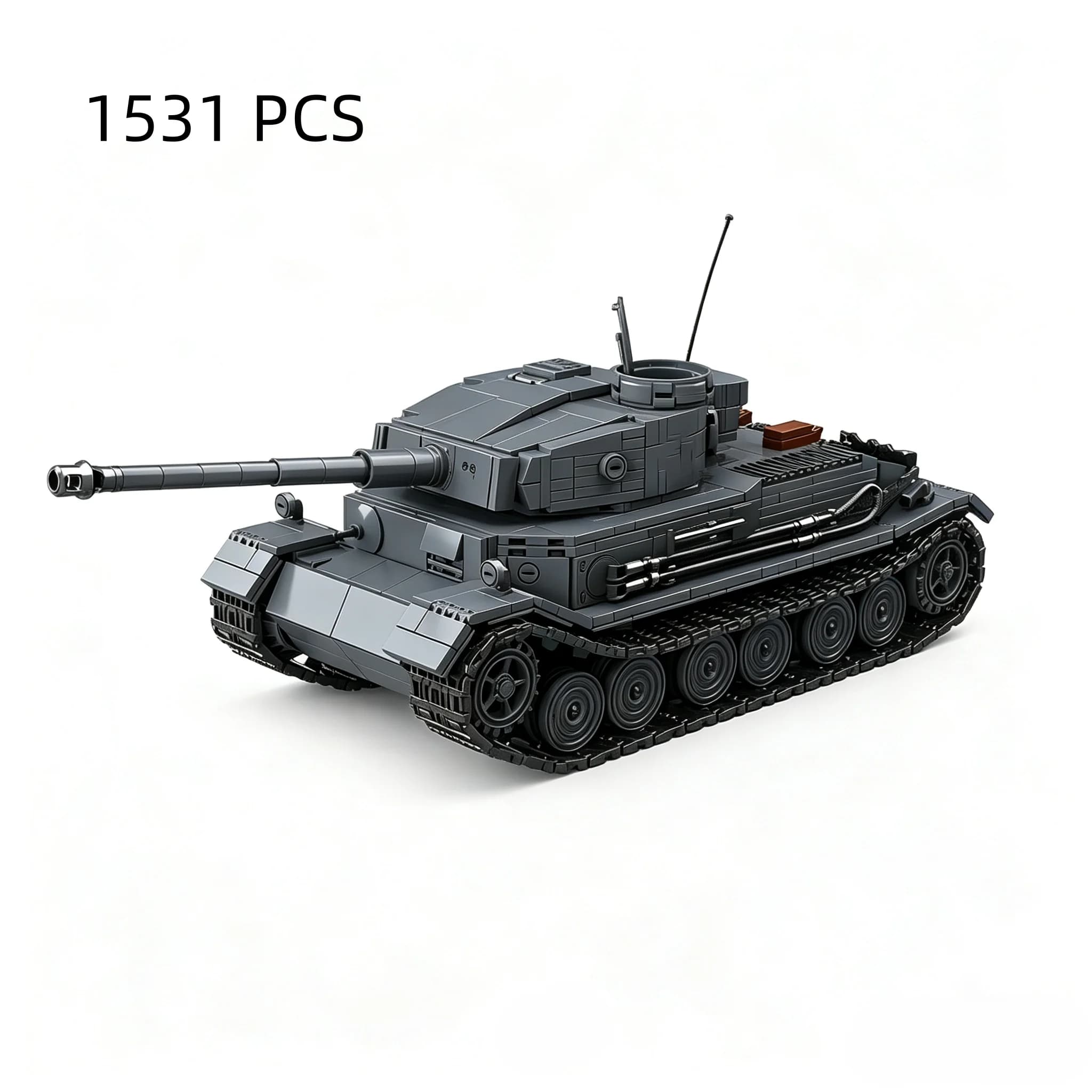 100308 Heavy Armored Vehicle Building Blocks Set DIY Assembly Tank Model Bricks Educational Puzzle Toy For Boys Kids Collectible