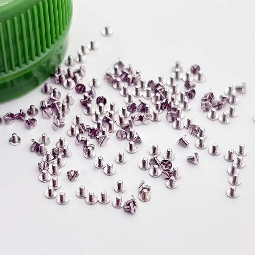 20 /40/ 60/ 100pcs Watch movement accessories 8200 movement upper clamp plate screw pendulum splint screw